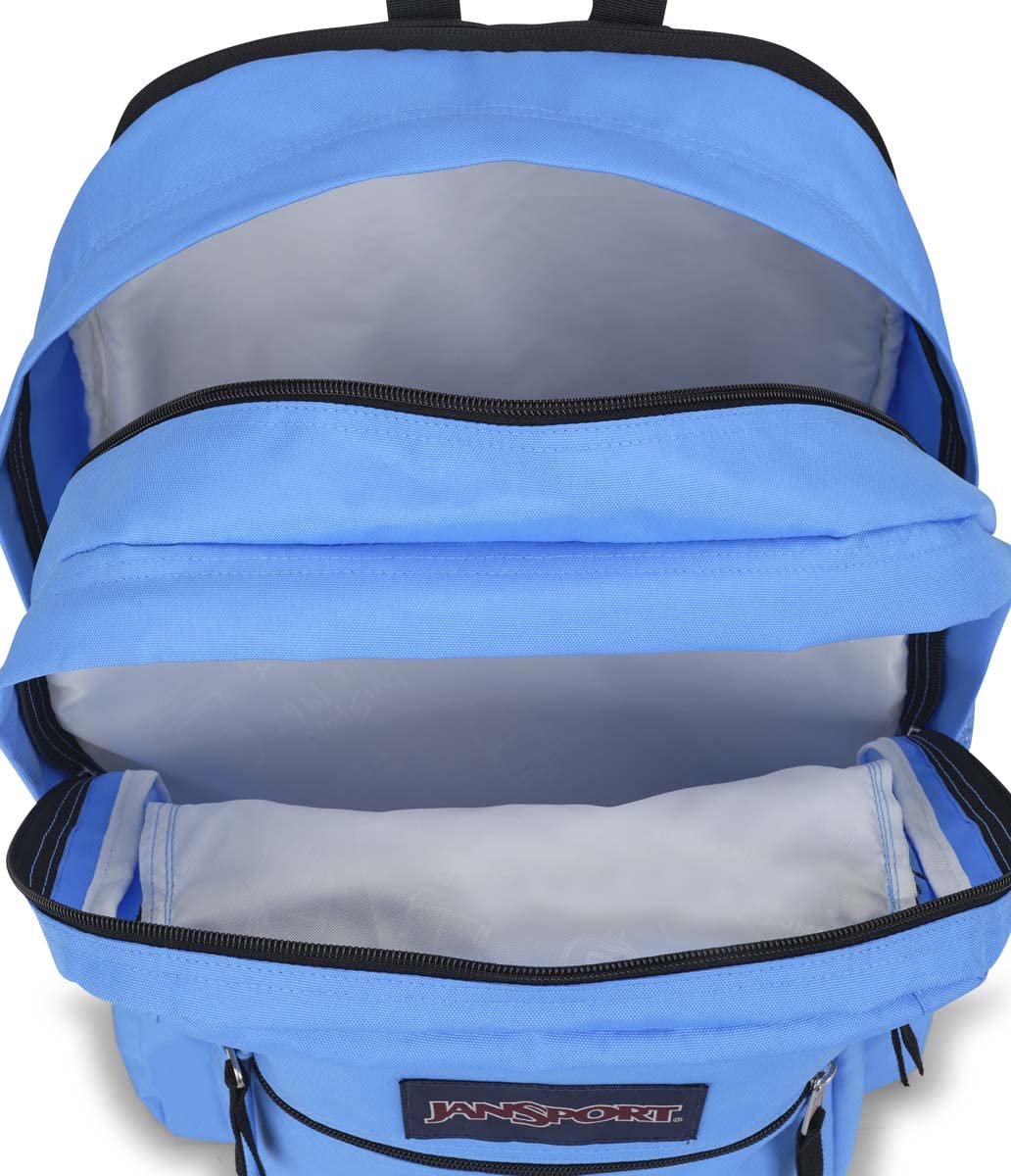 JanSport Laptop-Rucksack – Computertasche mit 2 Fächern, ergonomischen Schultergurten, 15-Zoll-Laptopfach, Tragegriff – Bücherrucksack – Erdbeer-Dusche 