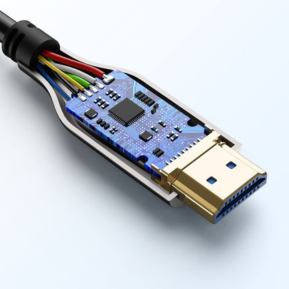 Fiber Optic HDMI Cable 100 Feet, HDMI 2.0, 18Gbps, Supports 4K@ 60Hz, 4:4:4/4:2:2/4:2:0, HDR10, Dolby Vision, HDCP2.2, ARC,3D,Slim and Flexible