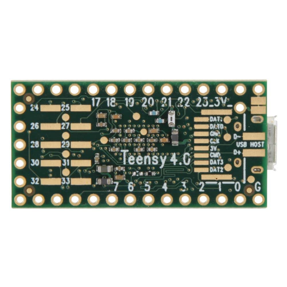 Teensy 4.0 iMXRT1062 Microcontroller Development Board w/Loose Pins (Lockable Version)