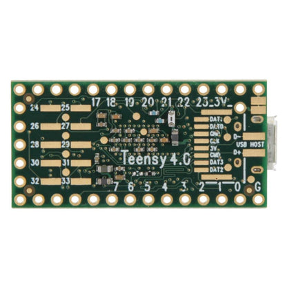 Teensy 4.0 iMXRT1062 Microcontroller Development Board w/Loose Pins (Lockable Version)
