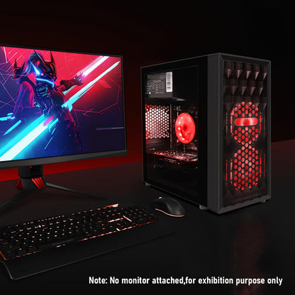 STGAubron Gaming PC Computer Desktop, Radeon RX 580 8G GDDR5, Intel Core i5-9400F up to 4.1GHz, 16G DDR4 Memory, 512G SSD, 600M WiFi, BT 5.0, RGB Fan x 2, Windows 11 Home