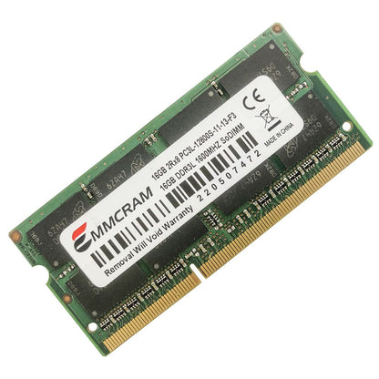 16GB DDR3 Laptop RAM 1600MHz SODIMM PC3L-12800S DDR3L SO-DIMM Notebook Memory 2Rx8 1.35V CL11 Non-ECC Unbuffered 204-Pin Memory