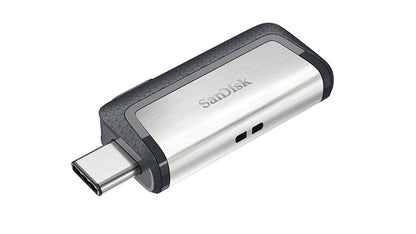 SanDisk 128GB 2 Pack Ultra Dual Drive USB Type-C (SDDDC2-128G-G46) Bundle with (1) Everything But Stromboli Lanyard