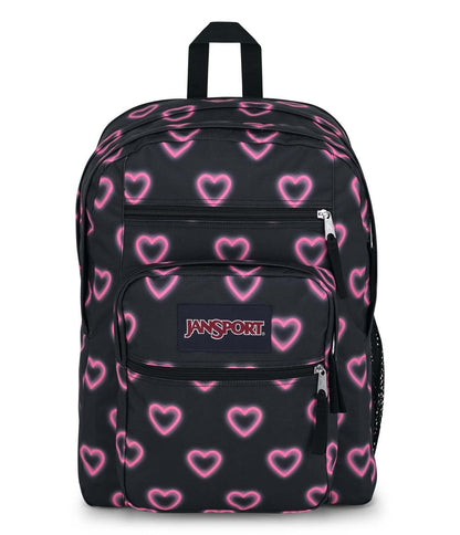 JanSport Laptop-Rucksack – Computertasche mit 2 Fächern, ergonomischen Schultergurten, 15-Zoll-Laptopfach, Tragegriff – Bücherrucksack – Erdbeer-Dusche 