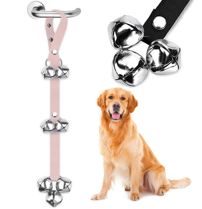 BLUETREE Dog Doorbells Premium Quality Training Potty Great Dog Bells Adjustable Door Bell Dog Bells for Potty Training Your Puppy The Easy Way - 7 Extra Large Loud 1.4 DoorBells