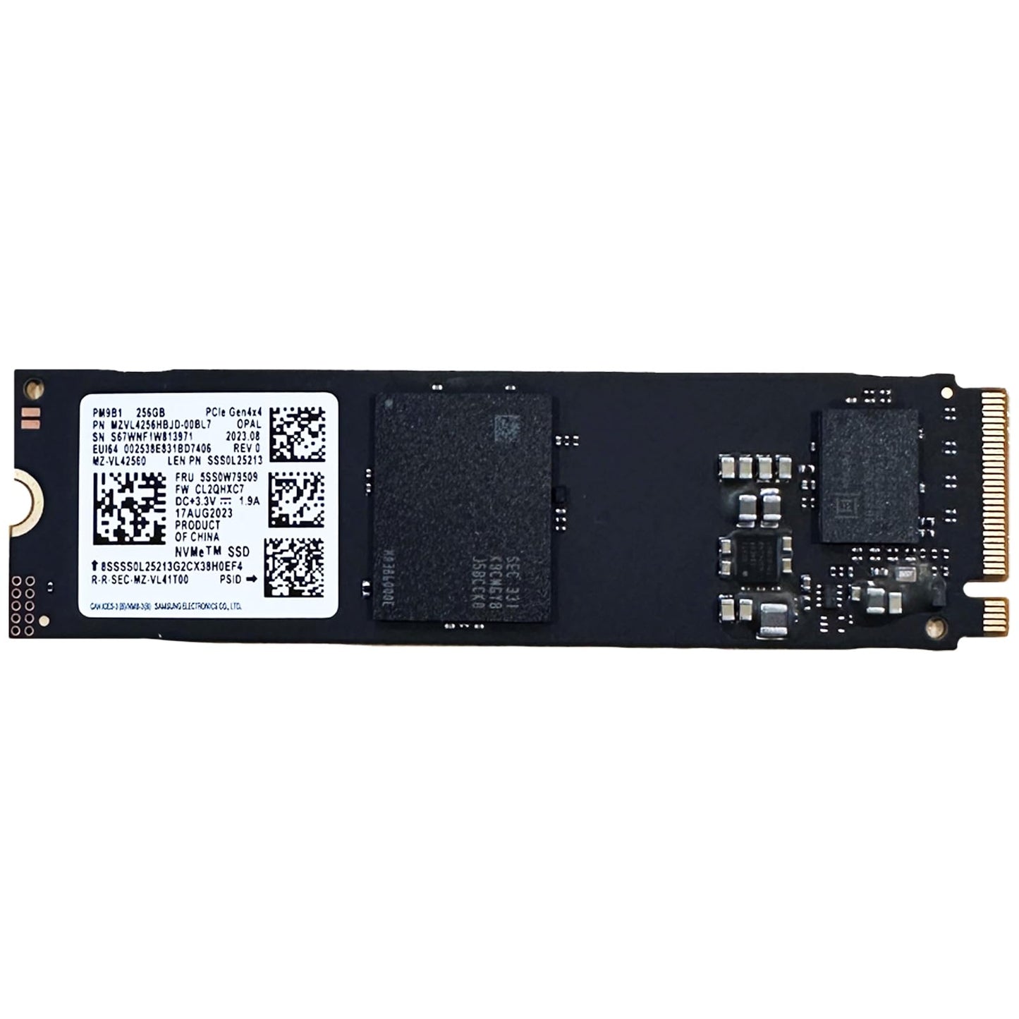 OEM Samsung PM9B1 256GB M.2 PCI-e GEN 4X4 NVME SSD Internal Solid State Drive 80mm 2280 Form Factor M Key