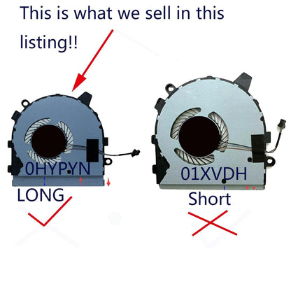 Rangale CPU Cooling Fan for Dell Inspiron 13 7391 2-in1 I7391-7520BLK I7391-5537SLV Series Laptop 0HYPYN