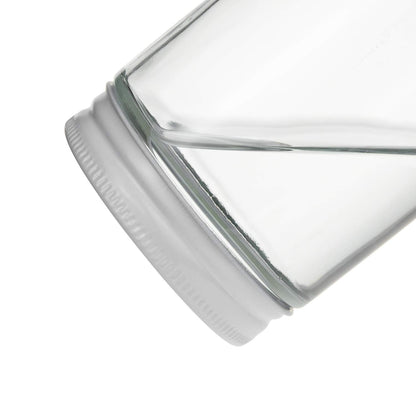 Suwimut 12 Pack Glass Mason Canning Jars, 9 oz Straight Sided Clear Glass Mason Jars, Regular Mouth Glass Jars Storage Containers for Jam, Jelly, Honey, Spice, Wedding Party Favors, Shower Favors