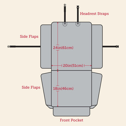Lusso Gear Dog Car Seat Cover - Waterproof Non-Slip Car Back Seat Protector - Rear Car Seat Cover for Dogs - Universal Fit for Sedans Trucks SUVs - Scratchproof Backseat Car Cover - Machine Washable