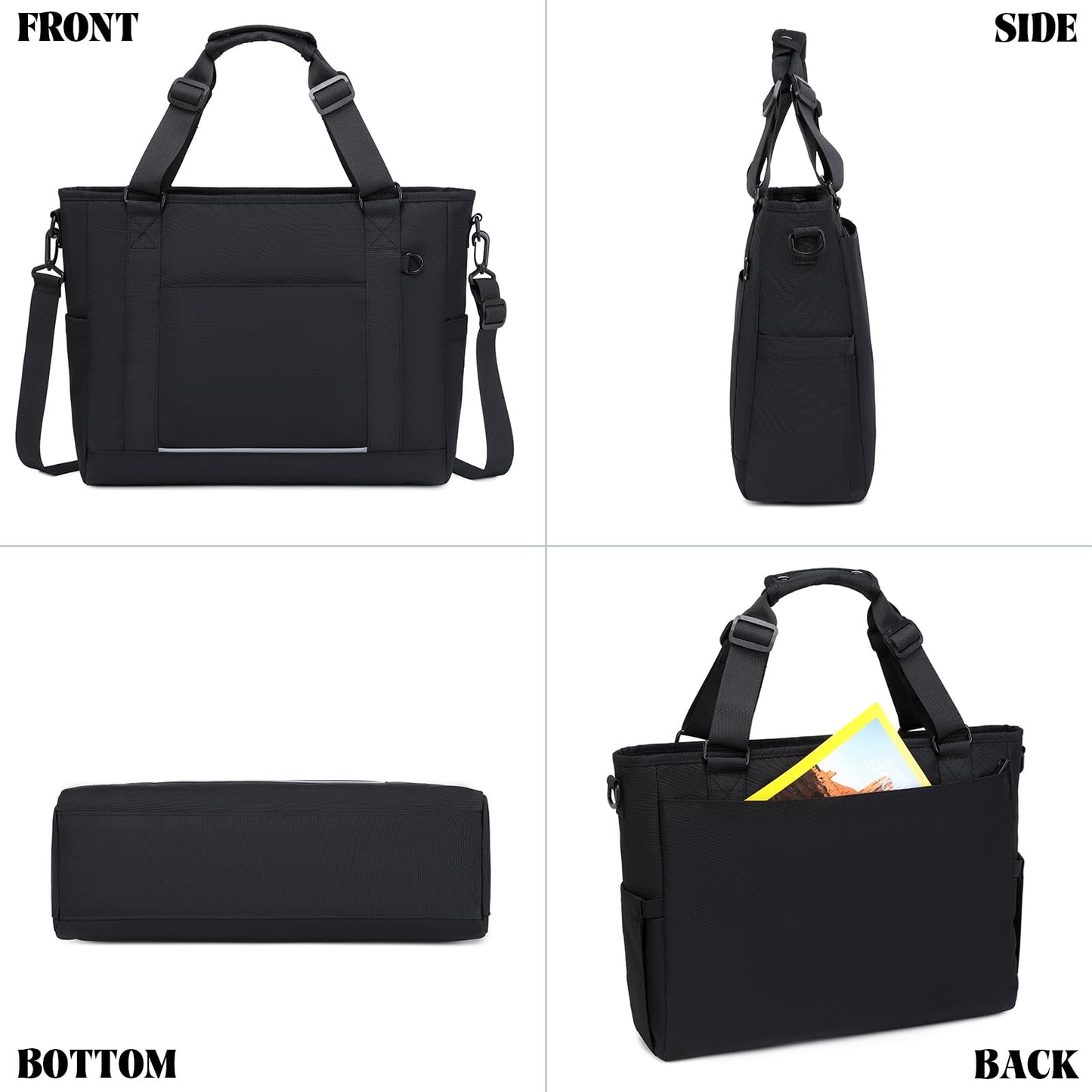 mygreen Tokyo Tote Messenger Backpack Convertible Tote Bag and Backpack, Fits 15.6" Laptop