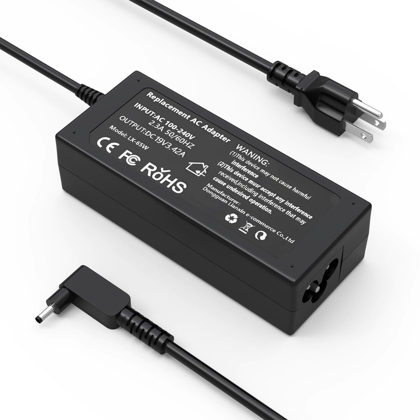 Nivjuky 65W 45W Charger Compatible with Acer Aspire 3 5 Series A315-23 A315-24P A315-35 A314-23P A317-53 A315-58 A315-59; A515-44 A515-45 A515-46 A515-54 A515-55 A515-56 Laptop AC Adapter Power Cord