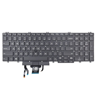 SUNMALL Replacement Keyboard Compatible with Dell Latitude 5500 5501 5510 5511.Precision 3540 3541 3550 3551 with Pointer and Backlight