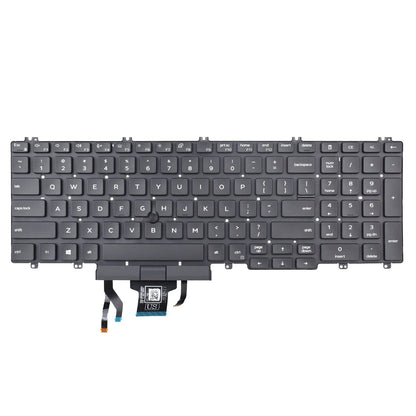 SUNMALL Replacement Keyboard Compatible with Dell Latitude 5500 5501 5510 5511.Precision 3540 3541 3550 3551 with Pointer and Backlight