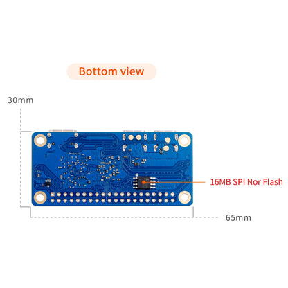 Orange Pi Zero 2W 1.5GB Allwinner H618 LPDDR4 Quad Core CPU 64 Bit Single Board Computer, 1.5GHz Frequency WiFi 5.0 Bluetooth 5.0 onboard Antenna Support 4K Display Run Android Ubuntu