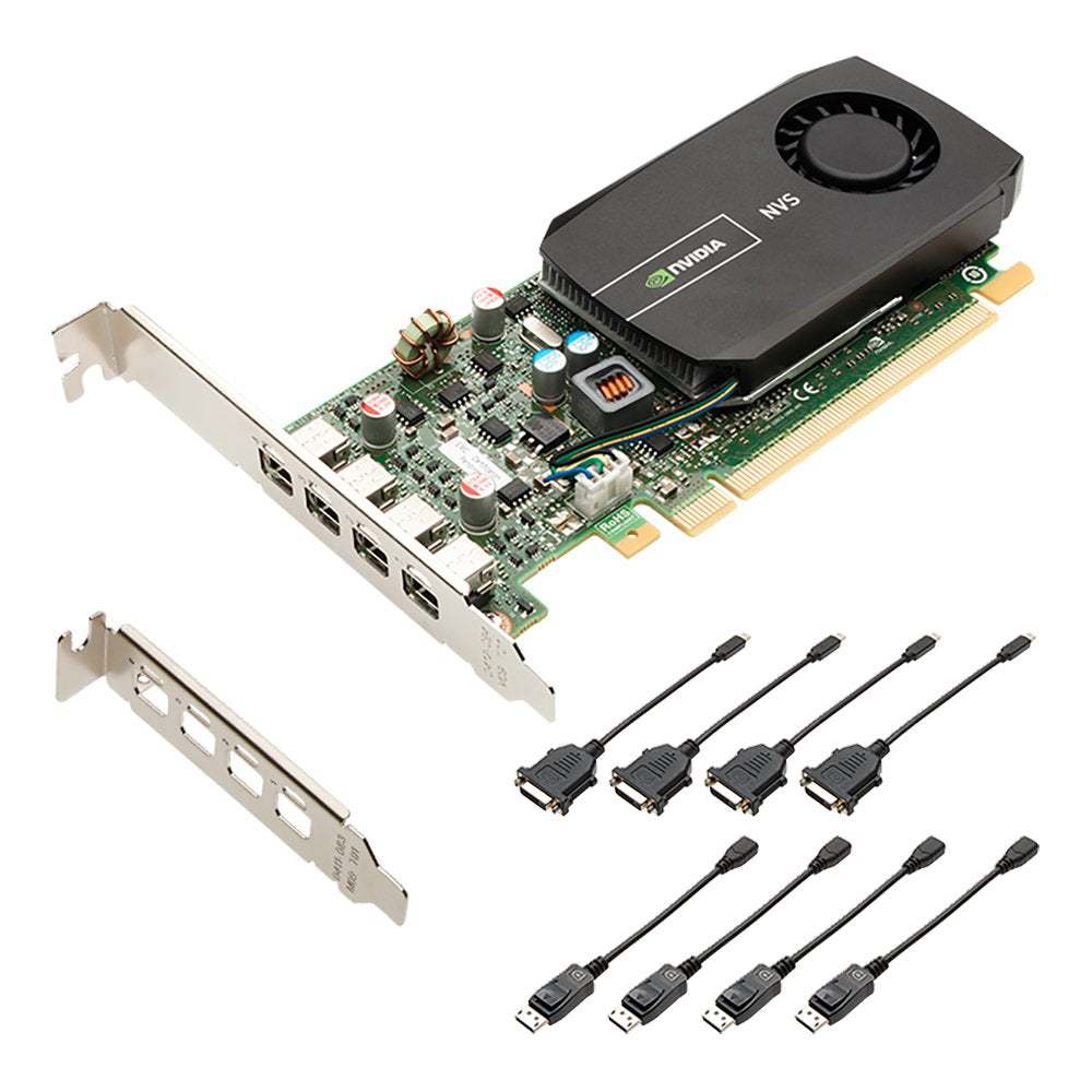 PNY NVIDIA NVS 510 Graphics Card with DisplayPort and DVI Accessories VCNVS510DVI-PB