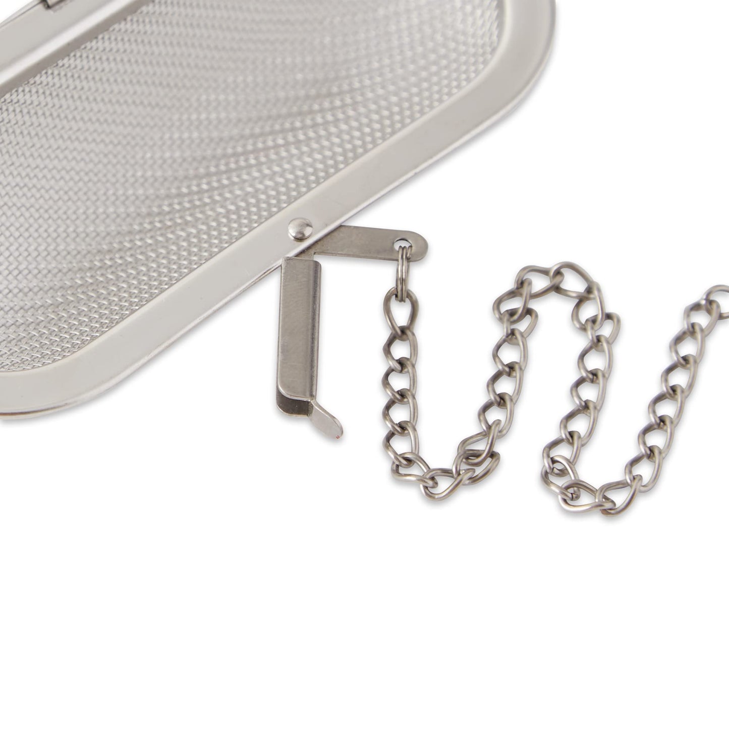 RSVP International Endurance Kitchen Collection Edelstahl-Gewürzsieb, schwimmend, für Suppen, Eintöpfe oder große Teekannen, Jumbo-Oval, 4,25 x 1,75 Zoll