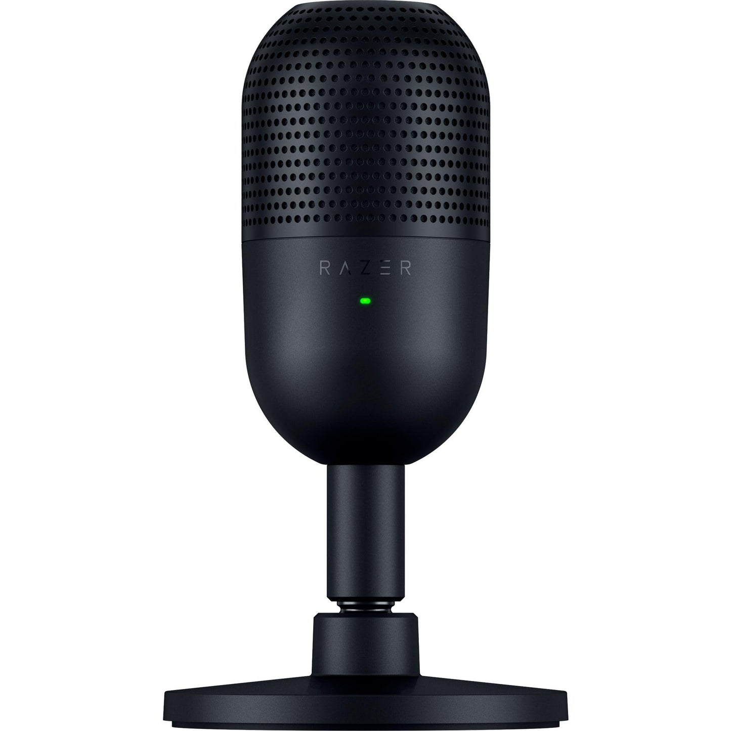 Razer Seiren V3 Mini USB Microphone: Condenser Mic - Supercardioid Pickup Pattern - Tap-to-Mute Sensor with LED Indicator - Shock Absorber - Ultra Compact - PC, Discord, OBS Studio, XSplit - Black