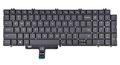 Replacement Keyboard for Dell Latitude 5520 5530 5540 5521 5531, Precision 3560 3570 3580 3561 3571 3581 7670 7680 7770 7780 Laptop with Backlit US Layout P/N: N7N16 0N7N16