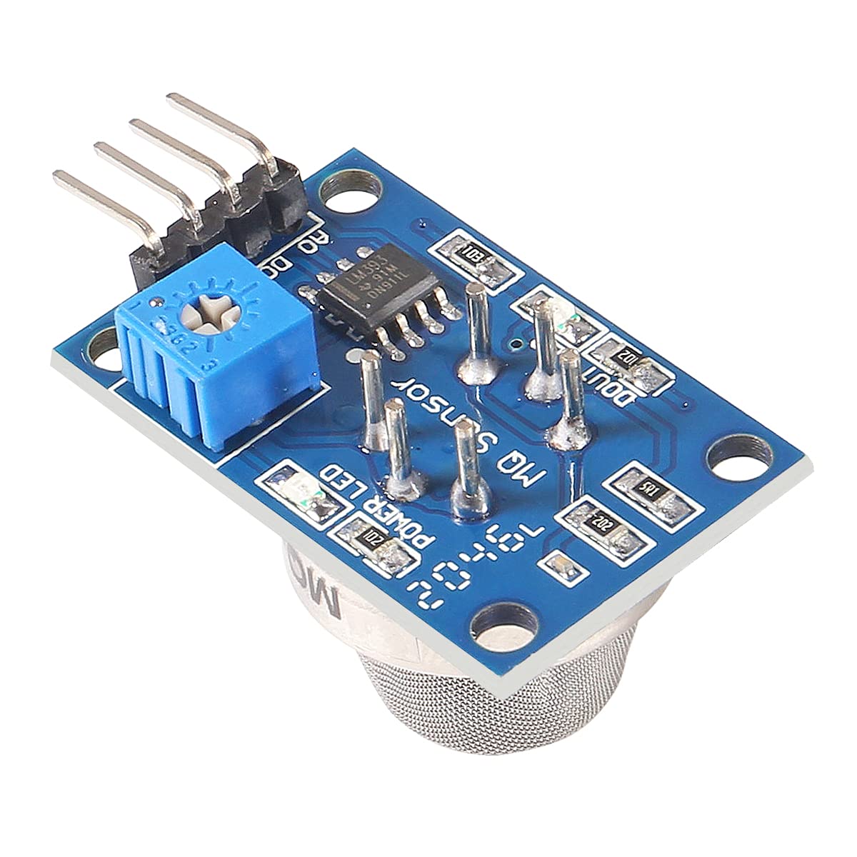 9pcs/Lot Gas Detection Sensor Module MQ-2 MQ-3 MQ-4 MQ-5 MQ-6 MQ-7 MQ-8 MQ-9 MQ-135 Sensor Module Gas Sensor Starter Kit for Arduino Raspberry Pi (9PCS/Lot)
