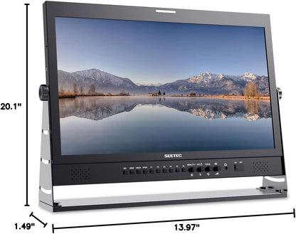 SEETEC P215-9HSD-192 21.5 Inch Broadcast Production LCD Monitor 3G SDI 4K HDMI Input and Output IPS Full HD 1920x1080