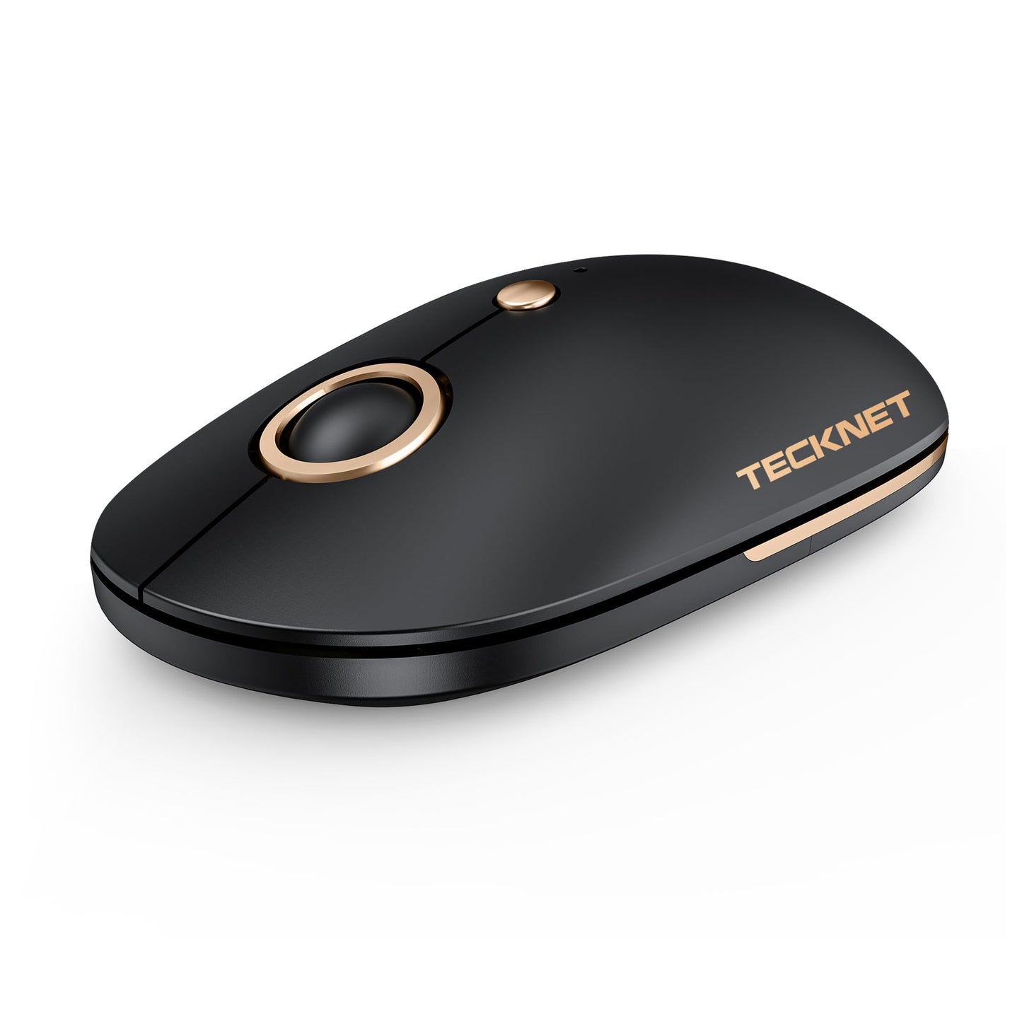 TECKNET Computer Mouse, 2.4Ghz Silent USB-A Wireless Mouse, 4800 DPI Ambidextrous Quiet Click for Travel, Slim Portable Wireless Mice Compatible with PC Laptop MacBook