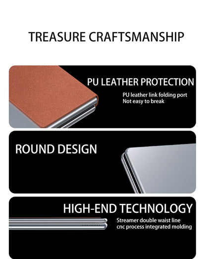 Ruchonin 2-in-1 10.95" 2.5K Dual Screen Touch Laptop CPU Core i3-1215U Win 11 Home 32GB RAM 1TB SSD (Orange)