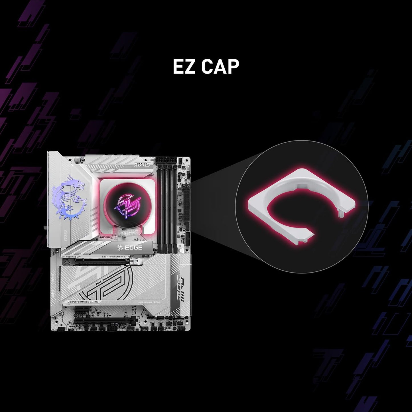 MSI MPG CORELIQUID P13 360 White - AIO ARGB CPU Liquid Cooler - 360mm Radiator - LGA 1851 / AM5 Ready - IPS 2.1" LCD Screen - Triple 120mm ARGB PWM Fans - Uni Bracket - White