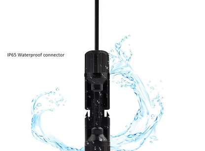 Solar Panel Connectors 10AWG Compatible with MC-4 Solar Connecter to SAE Adapter PV Extension Cable Wire for RV Caravan Solar Panels Battery Charger kit with Two SAE to SAE Polarity Reverse Adapters