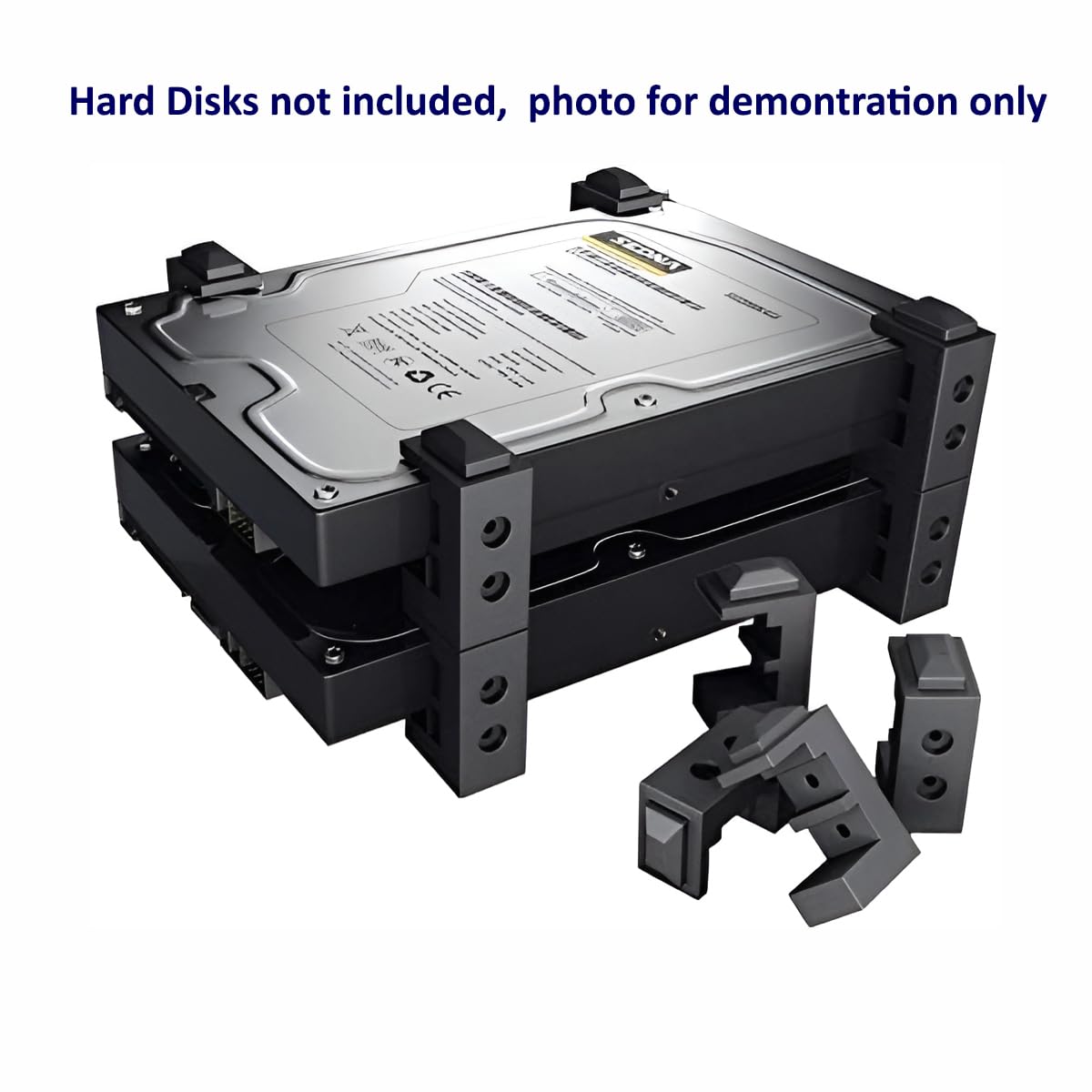 SEDNA - 2.5" / 3.5" Hard Disk Rubber Stand ( 3 Kits per Package ) - HDD / SSD not Included
