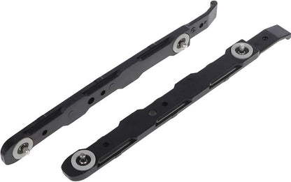 8 Pack Chassis Hard Drive Mounting Plastic Rails,Black