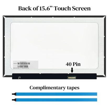 NT156WHM-T04 V8.0 Fit NT156WHM T04 LCD Screen Replacement HD 1366x768 40Pin OnCell Touch LED Display (Only for NT156WHM-T04, Not for Others)