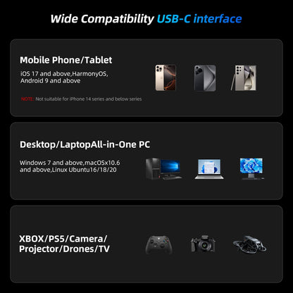 SAN ZANG MASTER Magnetic Portable Solid State Drives: Ultra-Thin, Portable Design for Secure Grip, Easy Connectivity, and Reliable Performance (1, TB)