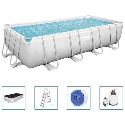 Power Steel Swimmingpool-Set Rechteckig 549x274x122 cm