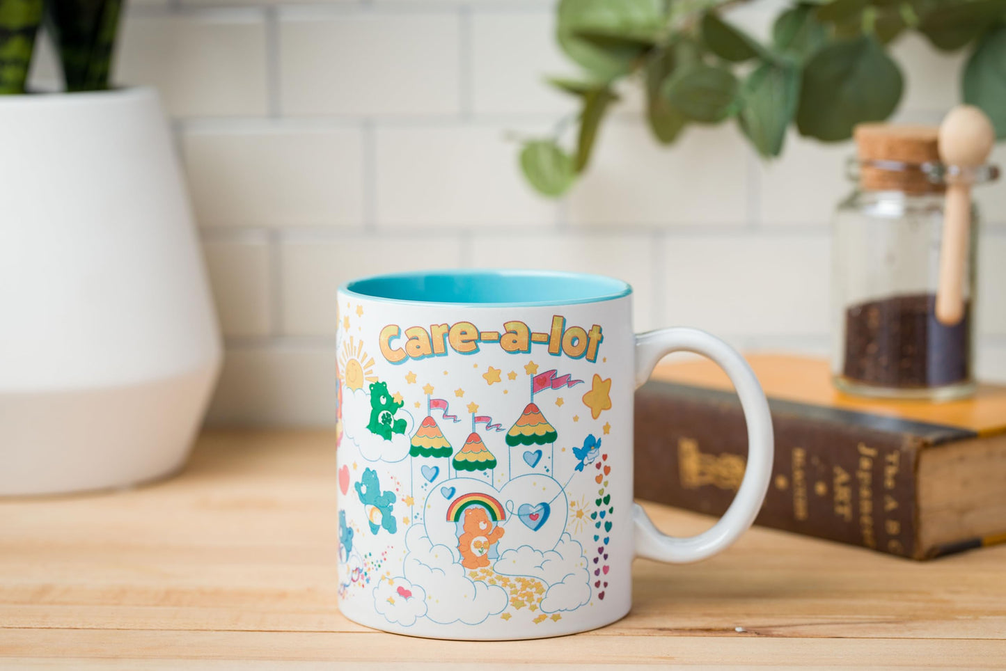 Silver Buffalo Care Bears Welcome to Care-A-Lot Magical Land Ceramic Mug, 20 Ounces