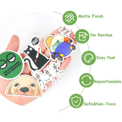 Aowplc 50 Pcs Nurse Stickers, Vinyl Nursing Stickers Decals for Laptops and Water Bottles, Nurse Accessories for Work