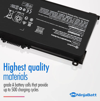 NinjaBatt HT03XL Battery for HP L11119-855 HW03XL Pavilion 15-DB Series14M-DH0003DX 14M-DH1003DX 15T-CS200 15-DY0013DX 15-DY1023DX 15-DY1751MS 15-CS3073CL