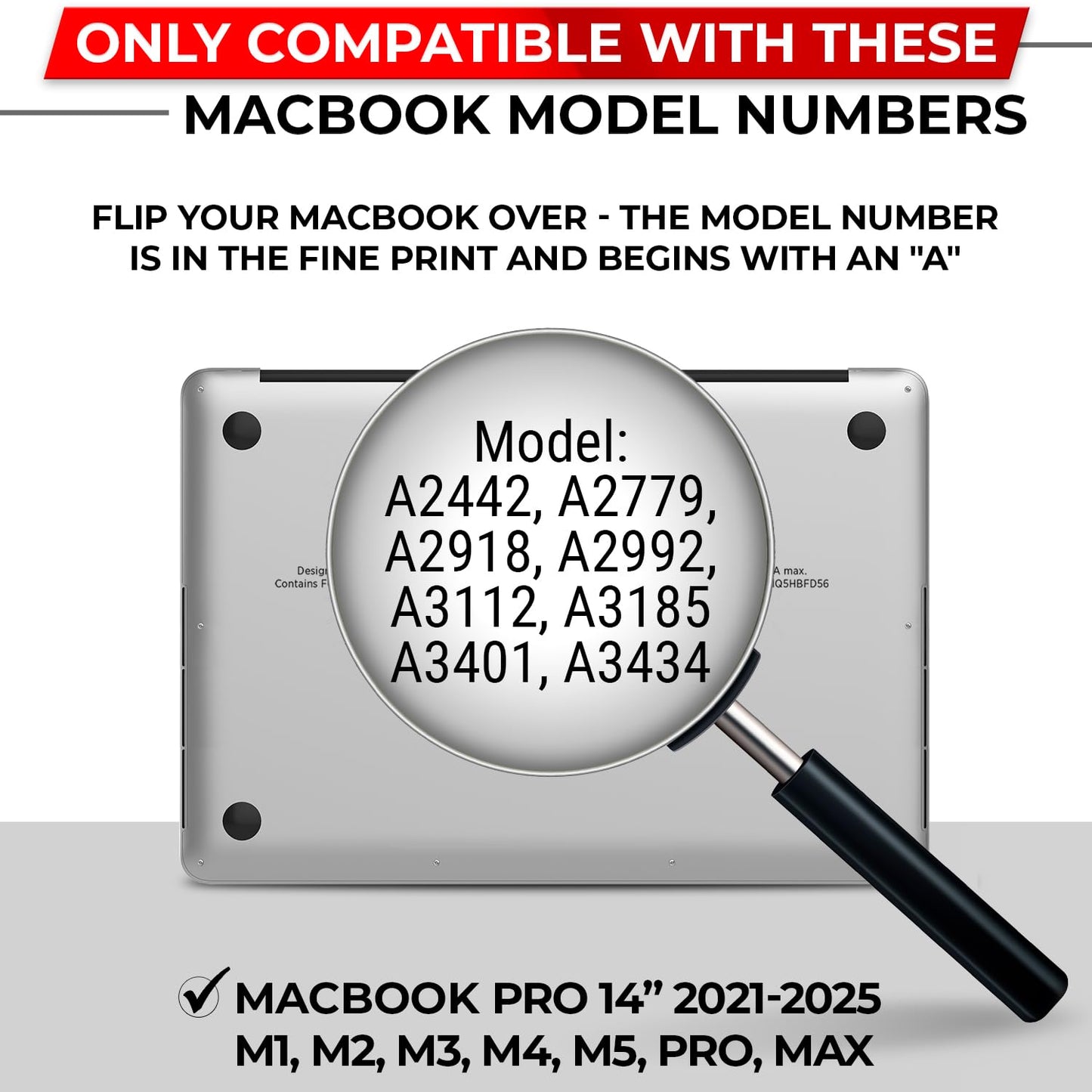 SightPro Magnetic Privacy Screen for MacBook Pro 14 Inch (2021-2025, M1-M5, Pro, Max) Patented Removable Laptop Privacy Filter Shield and Protector