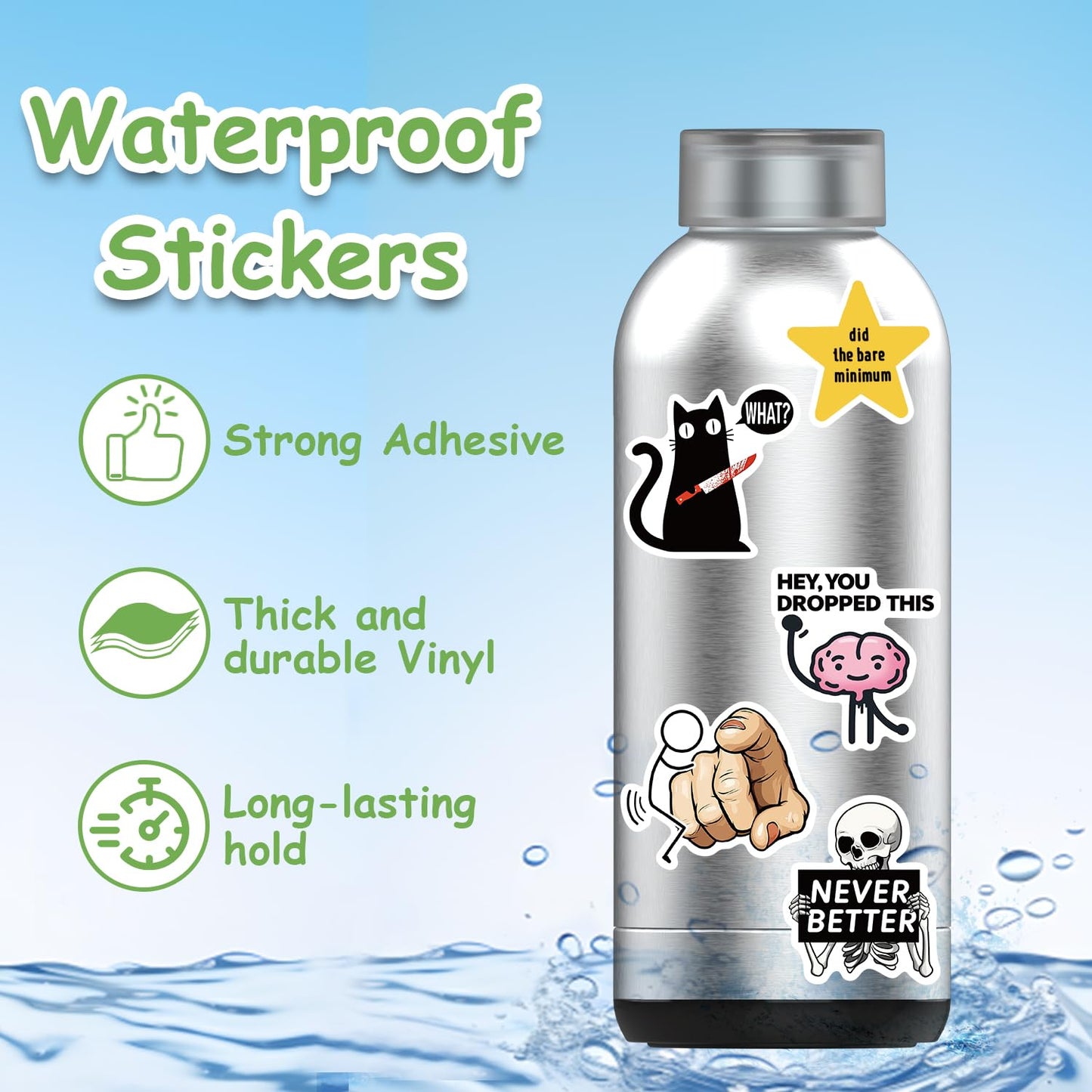 Aowplc 50 Pcs Nurse Stickers, Vinyl Nursing Stickers Decals for Laptops and Water Bottles, Nurse Accessories for Work