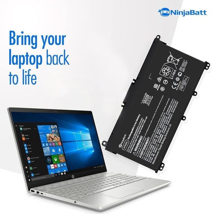 NinjaBatt HT03XL Battery for HP L11119-855 HW03XL Pavilion 15-DB Series14M-DH0003DX 14M-DH1003DX 15T-CS200 15-DY0013DX 15-DY1023DX 15-DY1751MS 15-CS3073CL