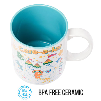 Silver Buffalo Care Bears Welcome to Care-A-Lot Magical Land Ceramic Mug, 20 Ounces