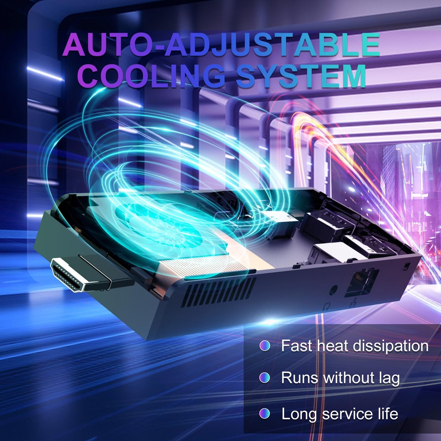 Mini PC Windows 11 Pro, Intel Compute Stick With Celeron J4125, 8GB RAM 256GB M.2 SSD (Up to 1TB), Support Auto Start/Gigabit Ethernet/WiFi/BT, Home/Business Pocket Computer