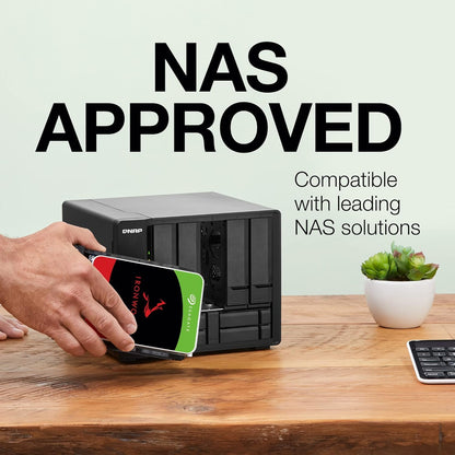 Seagate IronWolf 8TB NAS Internal Hard Drive HDD - 3.5 Inch SATA 6Gb/s 7200 RPM 256MB Cache for RAID Network Attached Storage - Frustration Free Packaging (ST8000VNZ04/N004)