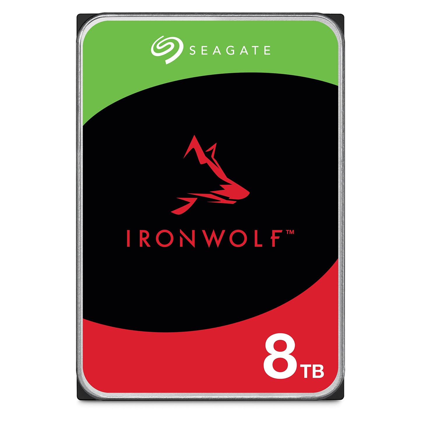 Seagate IronWolf 8TB NAS Internal Hard Drive HDD - 3.5 Inch SATA 6Gb/s 7200 RPM 256MB Cache for RAID Network Attached Storage - Frustration Free Packaging (ST8000VNZ04/N004)