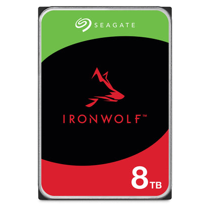 Seagate IronWolf 8TB NAS Internal Hard Drive HDD - 3.5 Inch SATA 6Gb/s 7200 RPM 256MB Cache for RAID Network Attached Storage - Frustration Free Packaging (ST8000VNZ04/N004)
