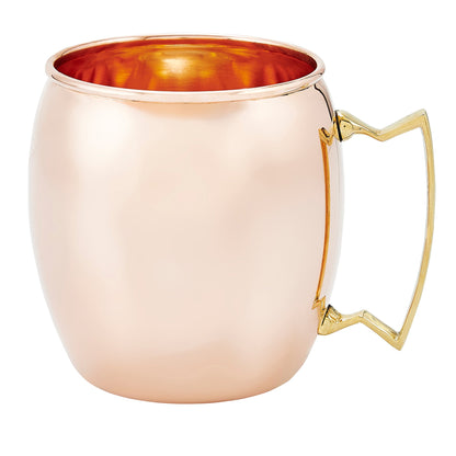 Old Dutch 429 International, Purveyors of the Original 100% Pure Polished Copper, Unlined Moscow Mule Mug, 16-Ounce