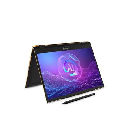 MSI Summit 13 AI+ Evo (2024) 13.3" FHD+ Professional Laptop: Intel Core Ultra 7-258V, ARC Graphics, 32GB LPDDR5X, 2TB NVMe SSD, Thunderbolt 4, Win 11 Pro: Ink Black A2VMTG-017US