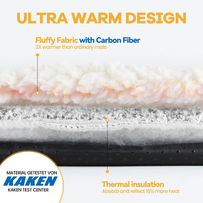 Self Warming Cat Bed Self Heating Cat Dog Mat 24 x 18 inch Extra Warm Thermal Pet Pad for Indoor Outdoor Pets with Removable Cover Non-Slip Bottom Washable Non Electric