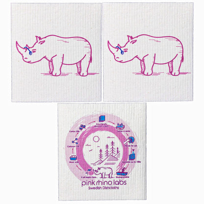 Swedish Dishcloths – Eco-Friendly Reusable Kitchen Towels – 10 Pack Cleaning Cloths for Dishes, Counters & Surfaces – Super Absorbent, Compostable, Zero-Waste Alternative