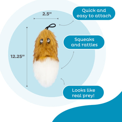 Outward Hound Tail Teaser Replacement Lure for Dog Teaser Wand, Fox