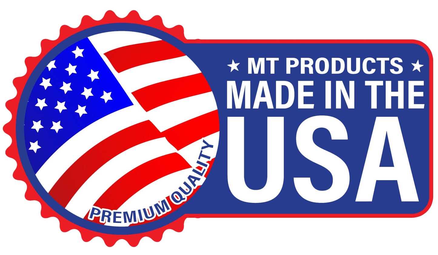 MT Products Clear PET Plastic Juice Bottles 64 oz. - Empty Container with Tamper Evident Caps (Set of 4) - Made in the USA